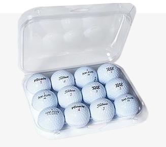 Golf Ball Clamshell Tray